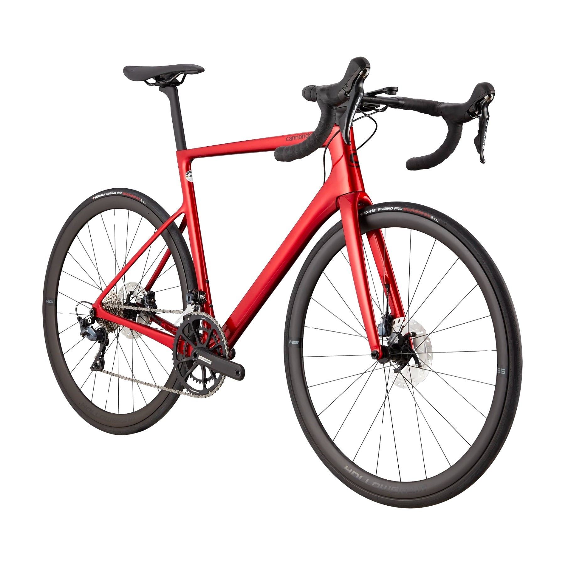 Cannondale Supersix Evo Hi-Mod Disc Ultegra Road Bike Candy-Red