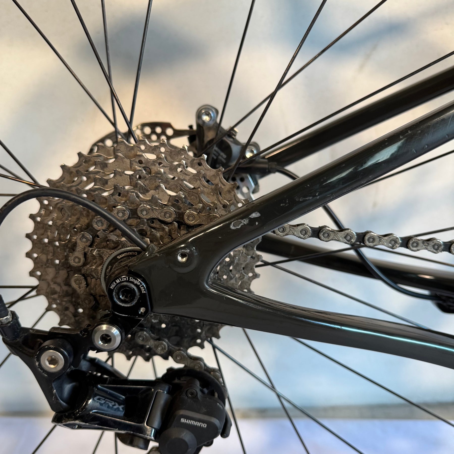 Cannondale Topstone Carbon 3 Smoke Black XS TD31607 Detalle Tirante