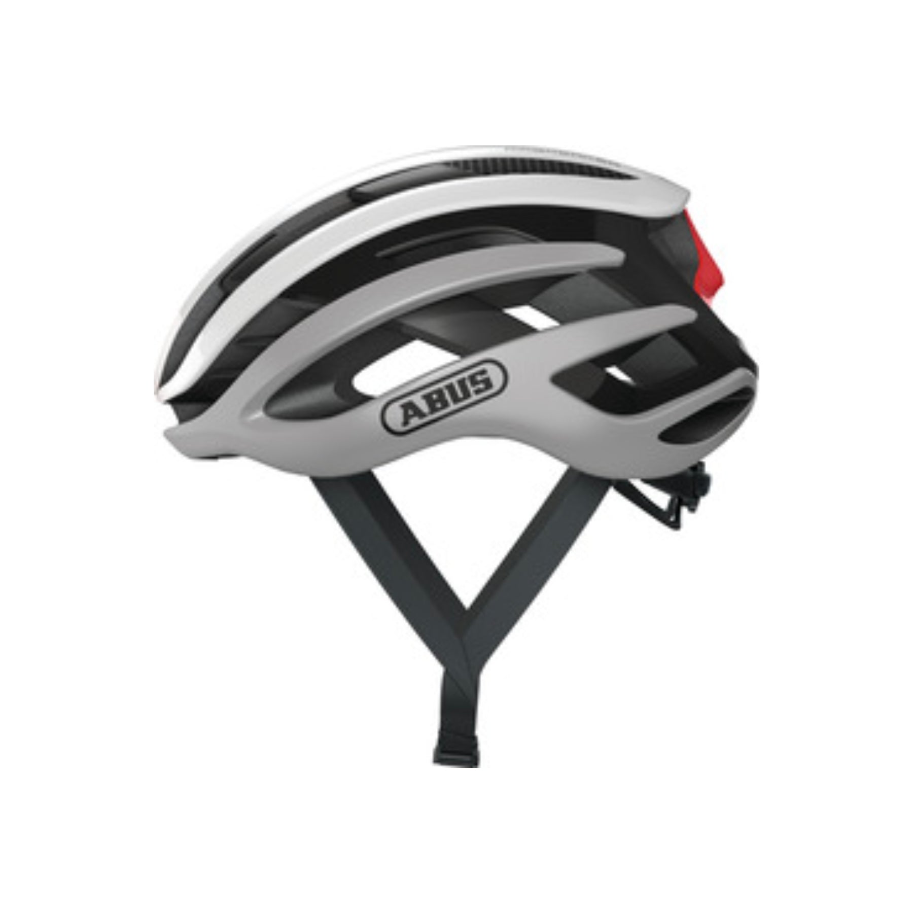 Casco Abus Airbreaker Silver White