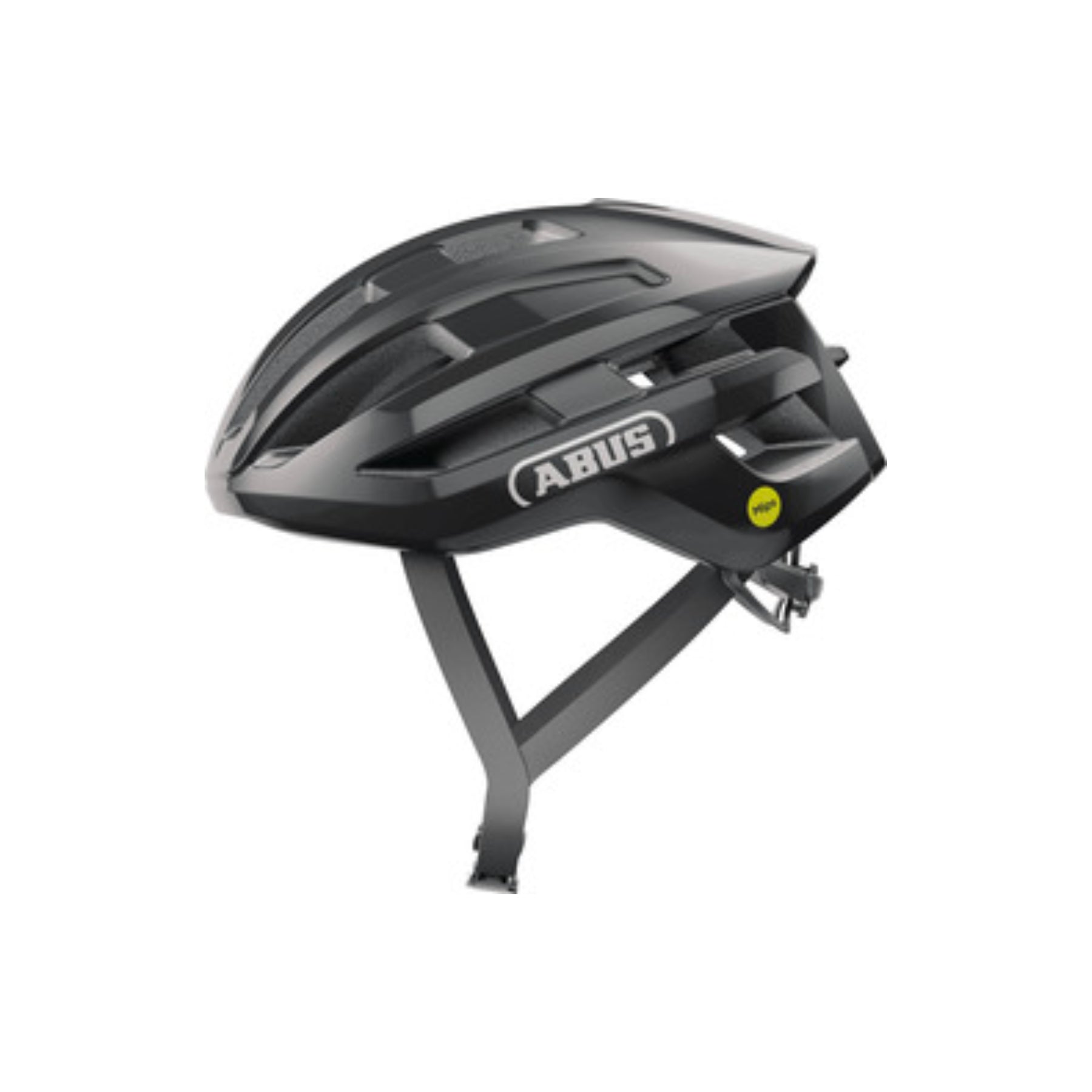 Casco Abus PowerDome MIPS Shiny Black