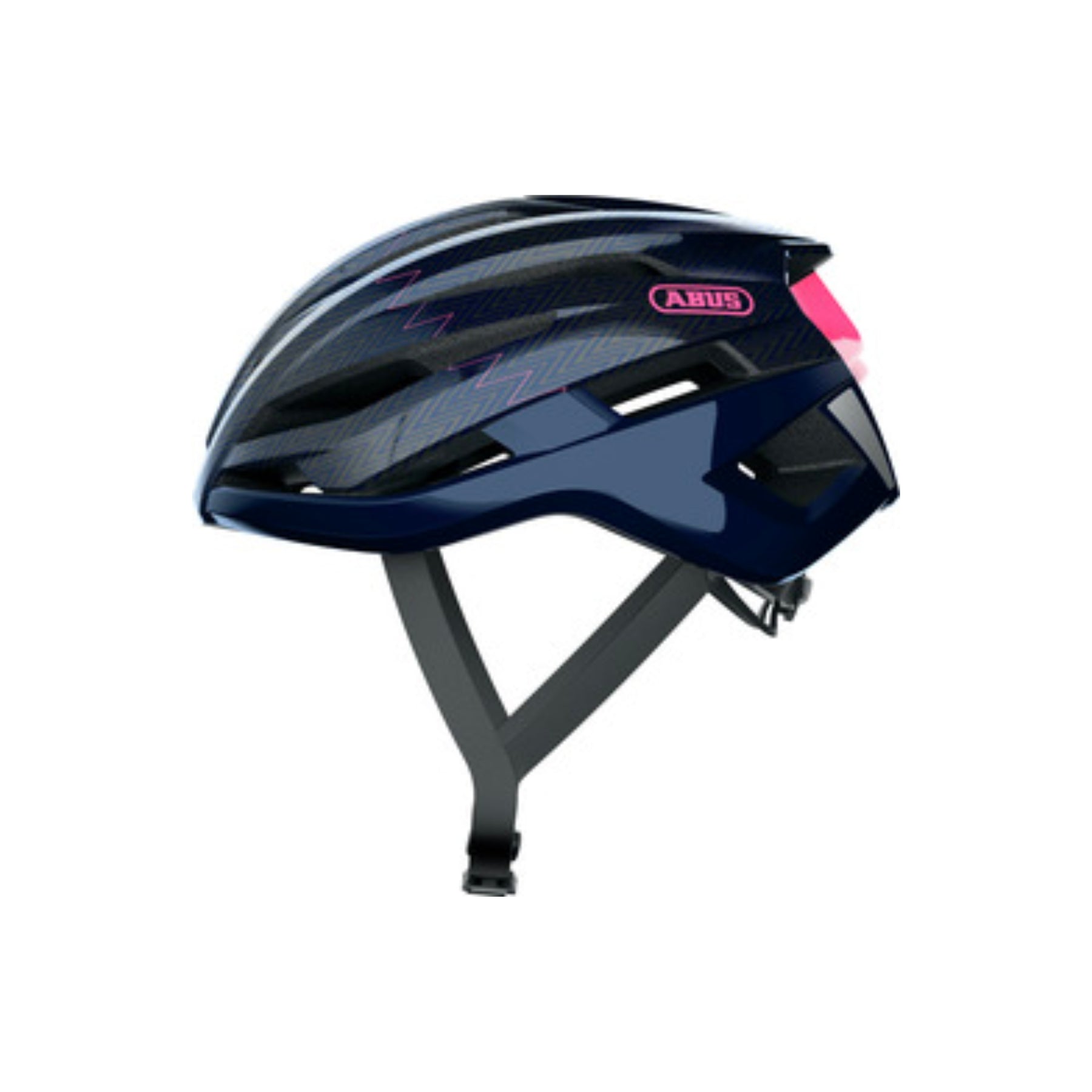 Casco Abus Stormchaser Zigzag Blue