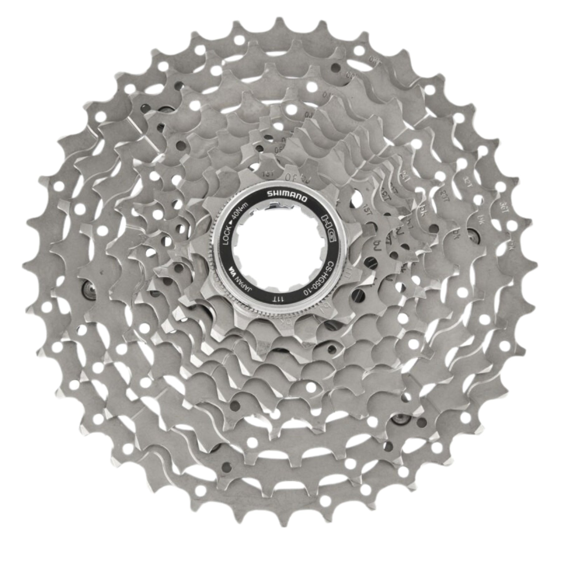 Cassette Shimano 10v 11-36 Cs-Hg50 10u 11-13-15-17-19-21-24-28-32-36