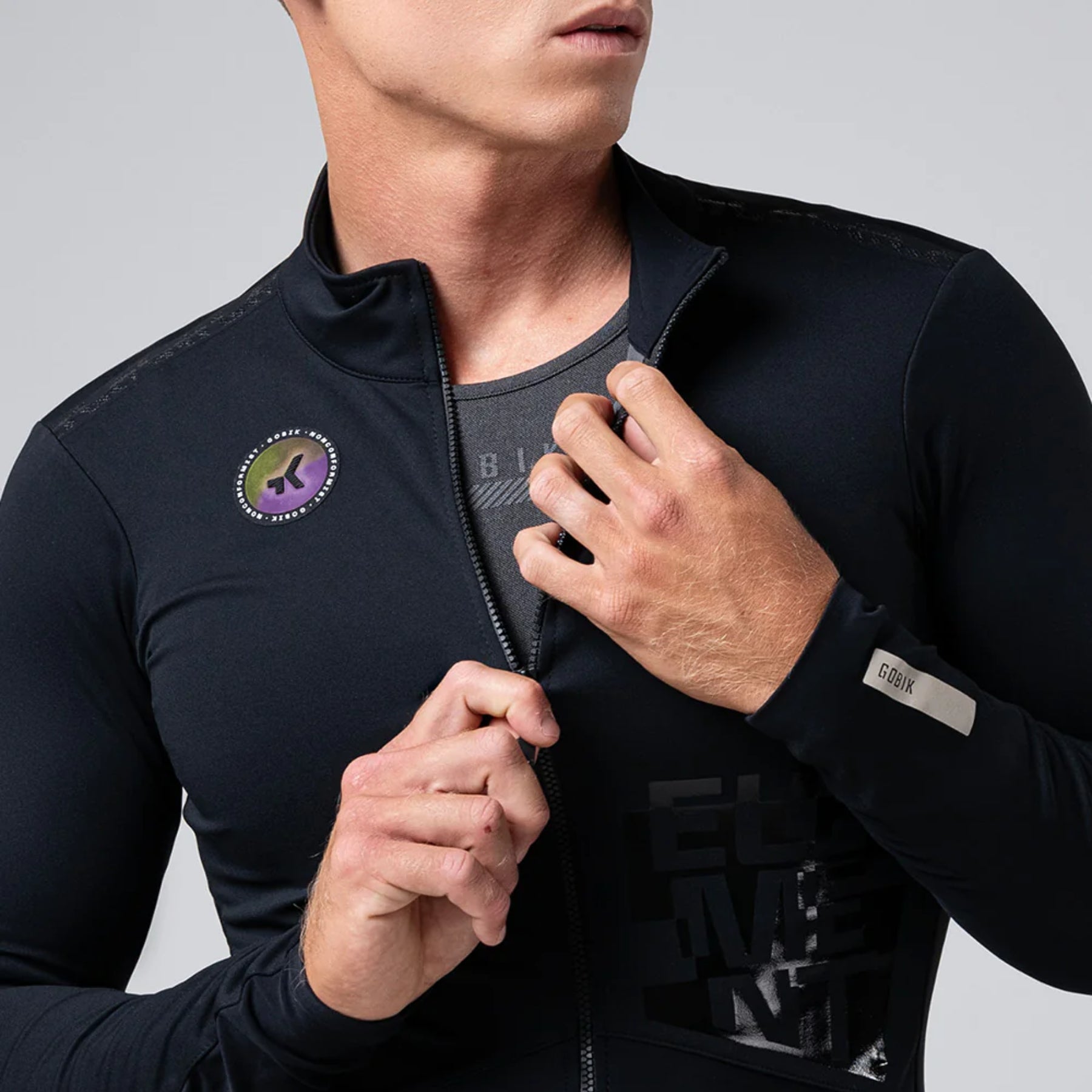Chaqueta Manga Larga Gobik Element Hombre Cold25 - Ink Black