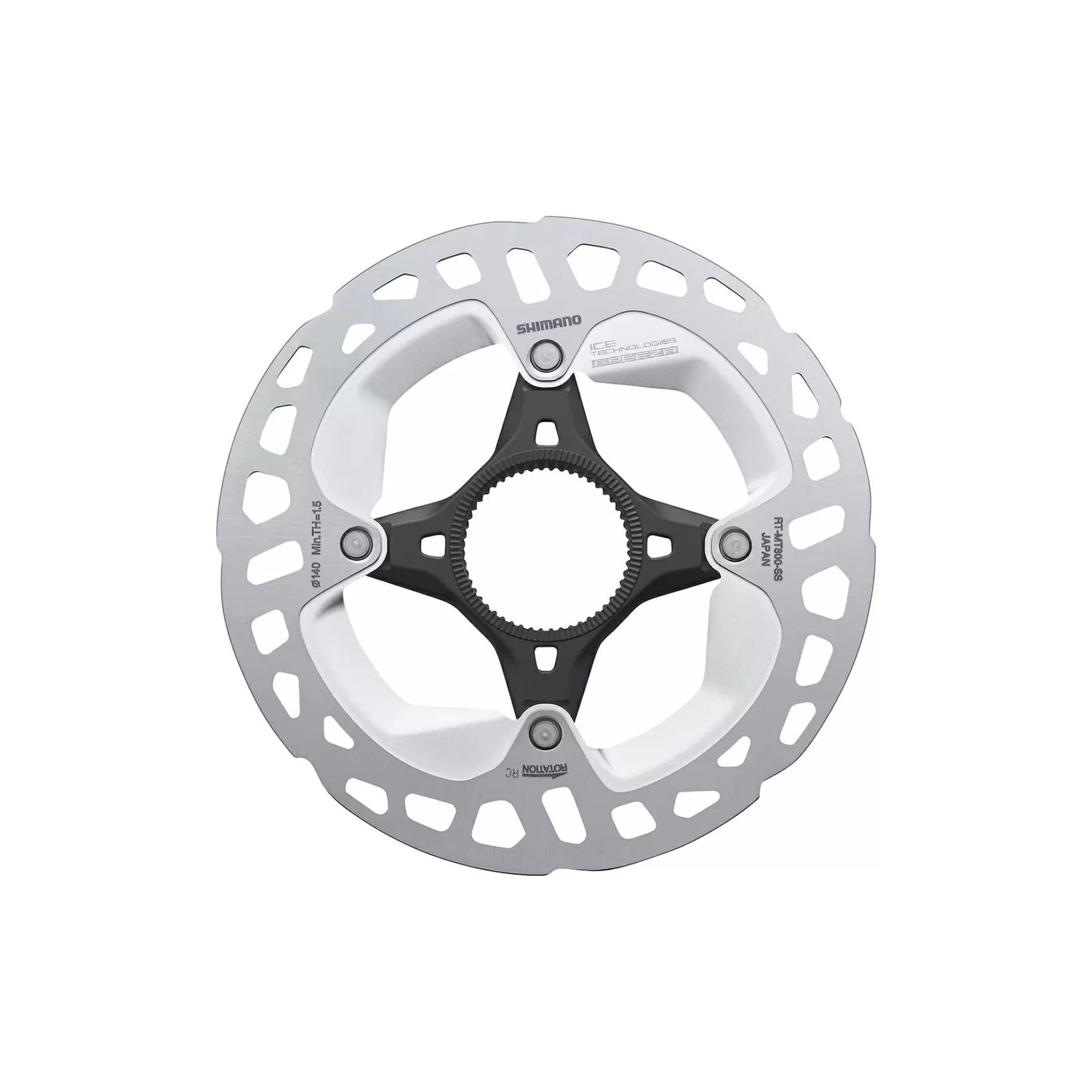 Disco Shimano 140mm Center Lock Int. Rt-Mt800 Icetechfreeza W/Lring