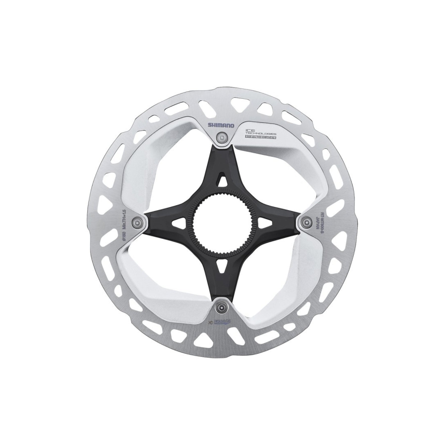 Disco Shimano 160mm Center Lock Int. Rt-Mt800 Icetechfreeza