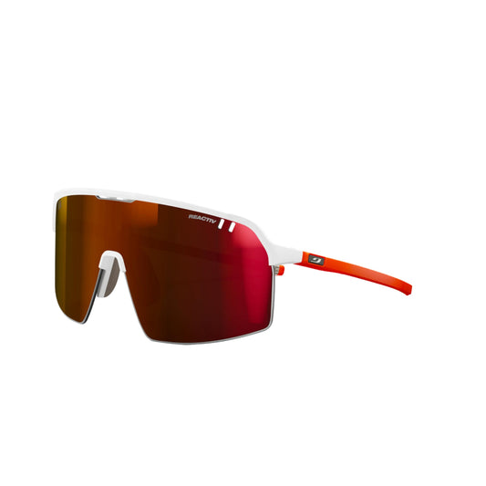 Gafas Julbo Intensity Reactiv Mate - Blanco / Fluo Naranja
