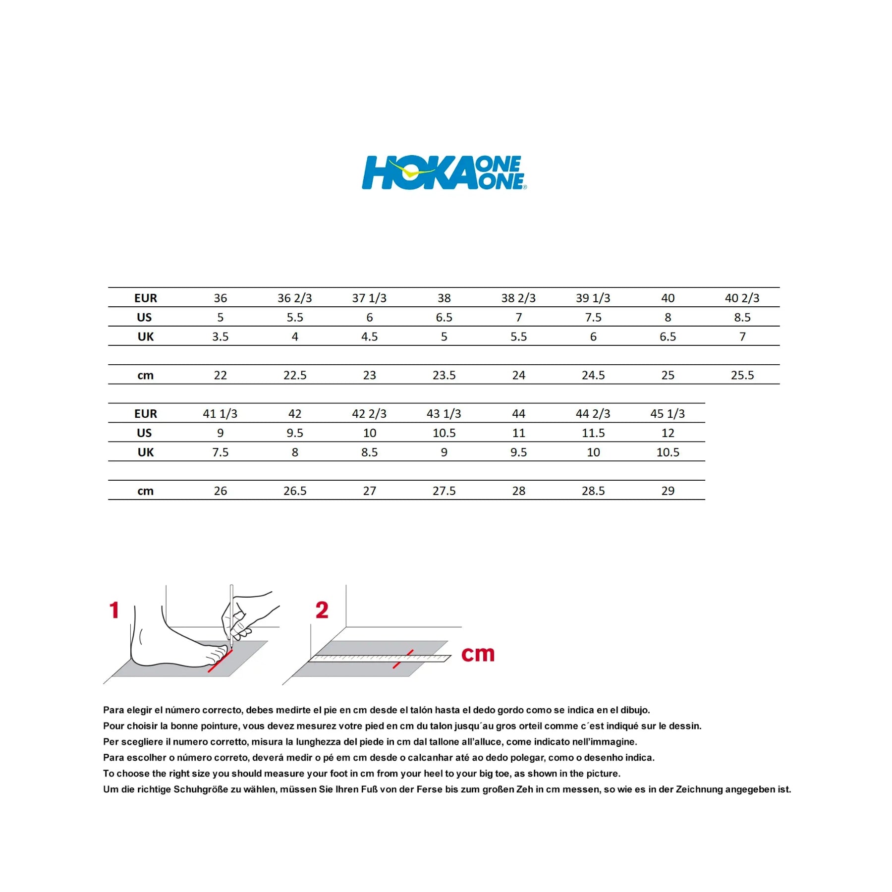 Hoka Challenger 7 Mujer Tallas