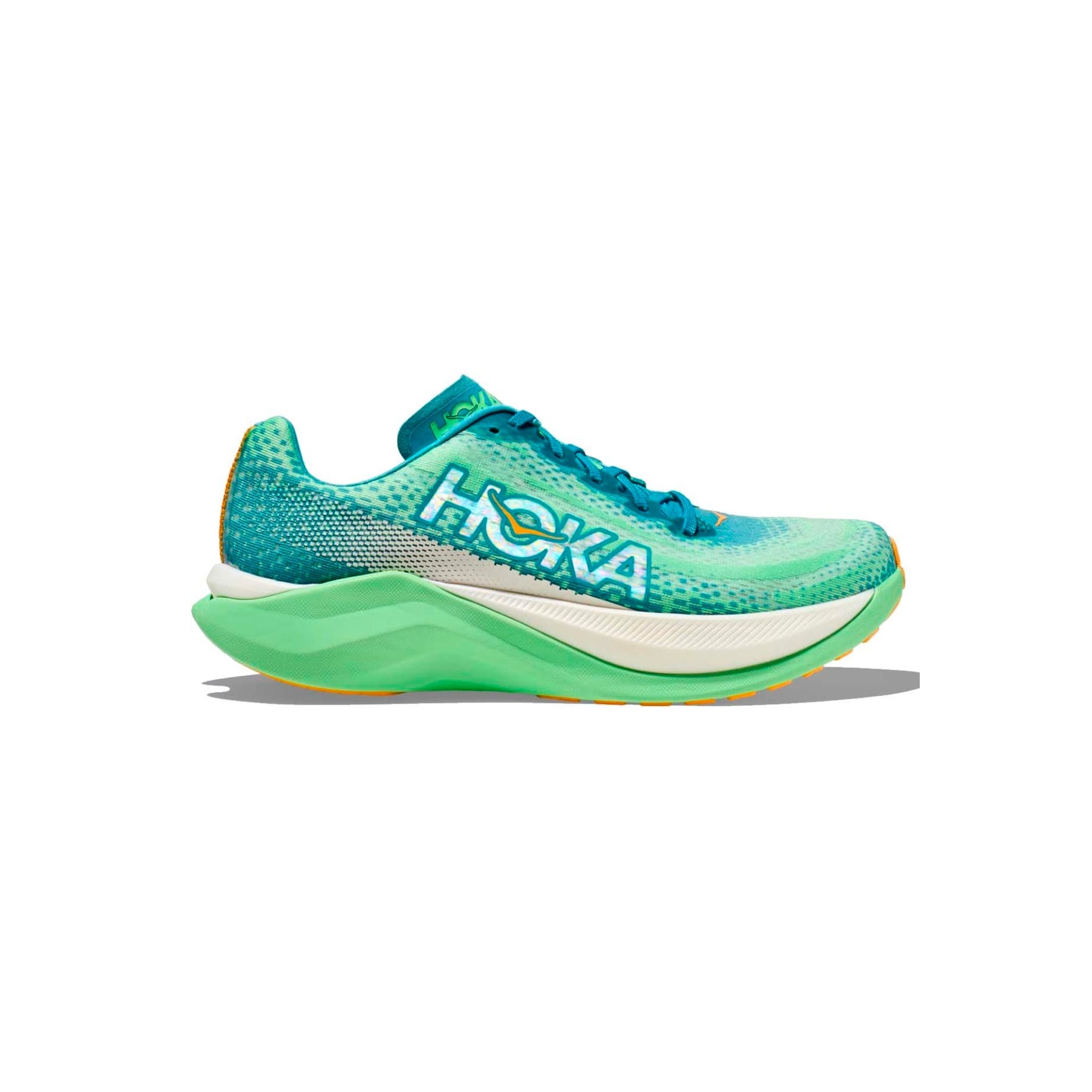 Hoka Mach X Ocean Mist Lima Glow