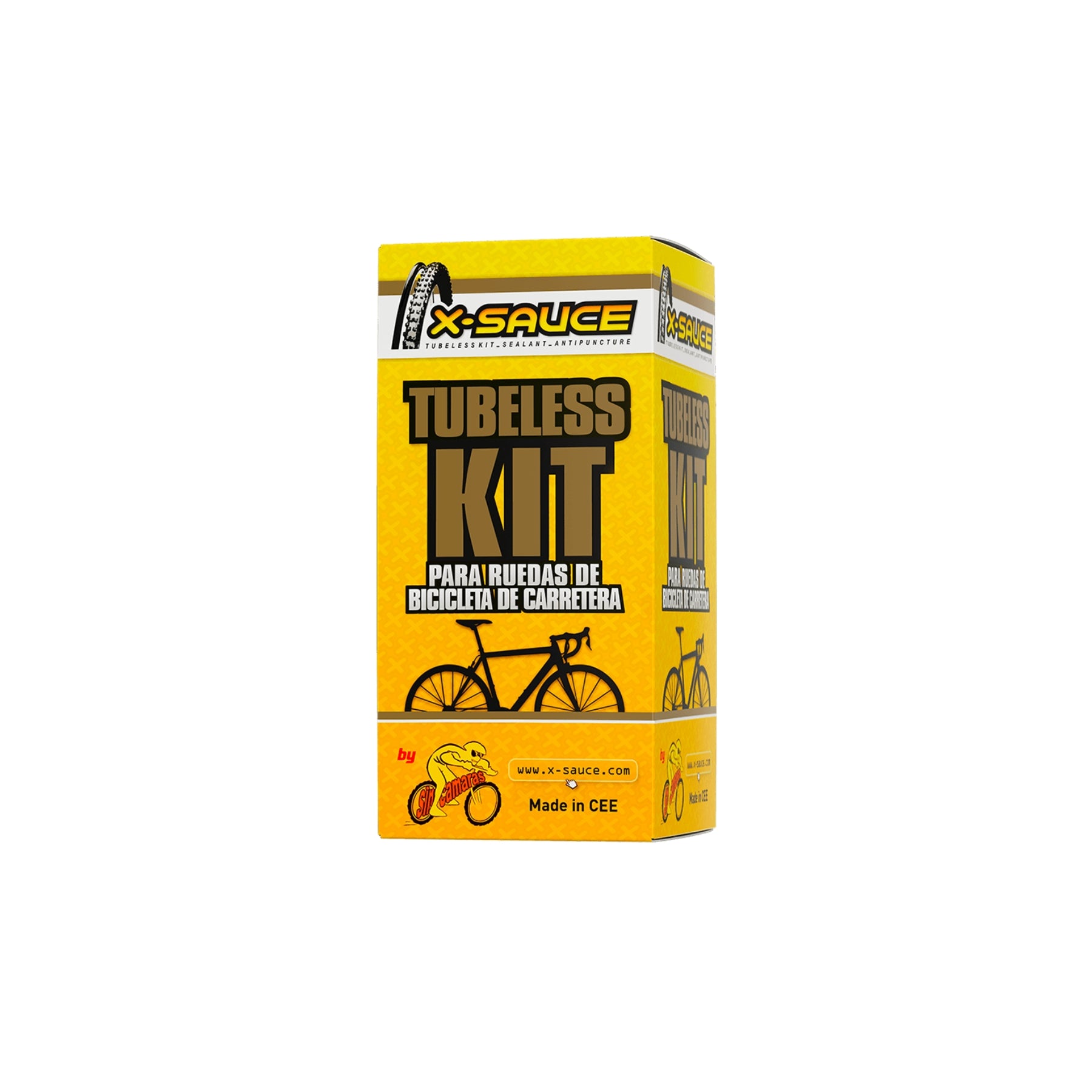 Kit X-Sauce Tubeless Carretera Valvula Fina