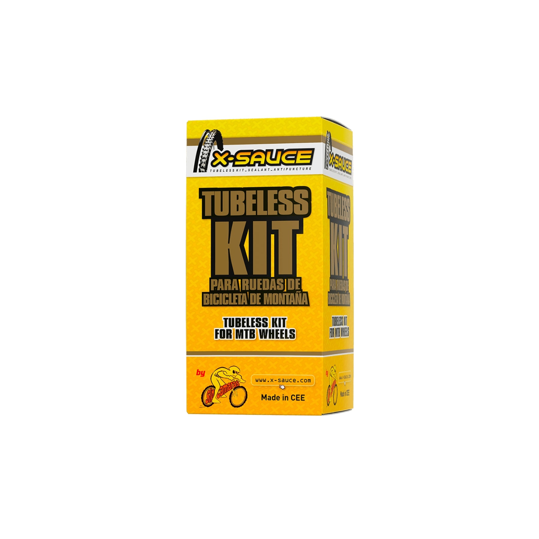 Kit X-Sauce Tubeless Mtb Valvula Fina