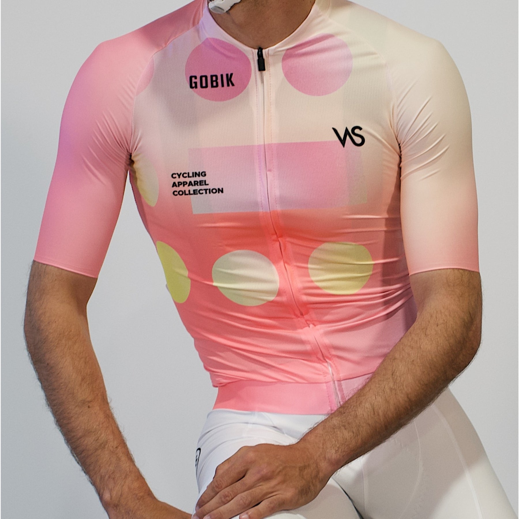 Maillot Corto Gobik CX Pro 4.0 Road Dance VAS Spring Collection (Cream Pink)