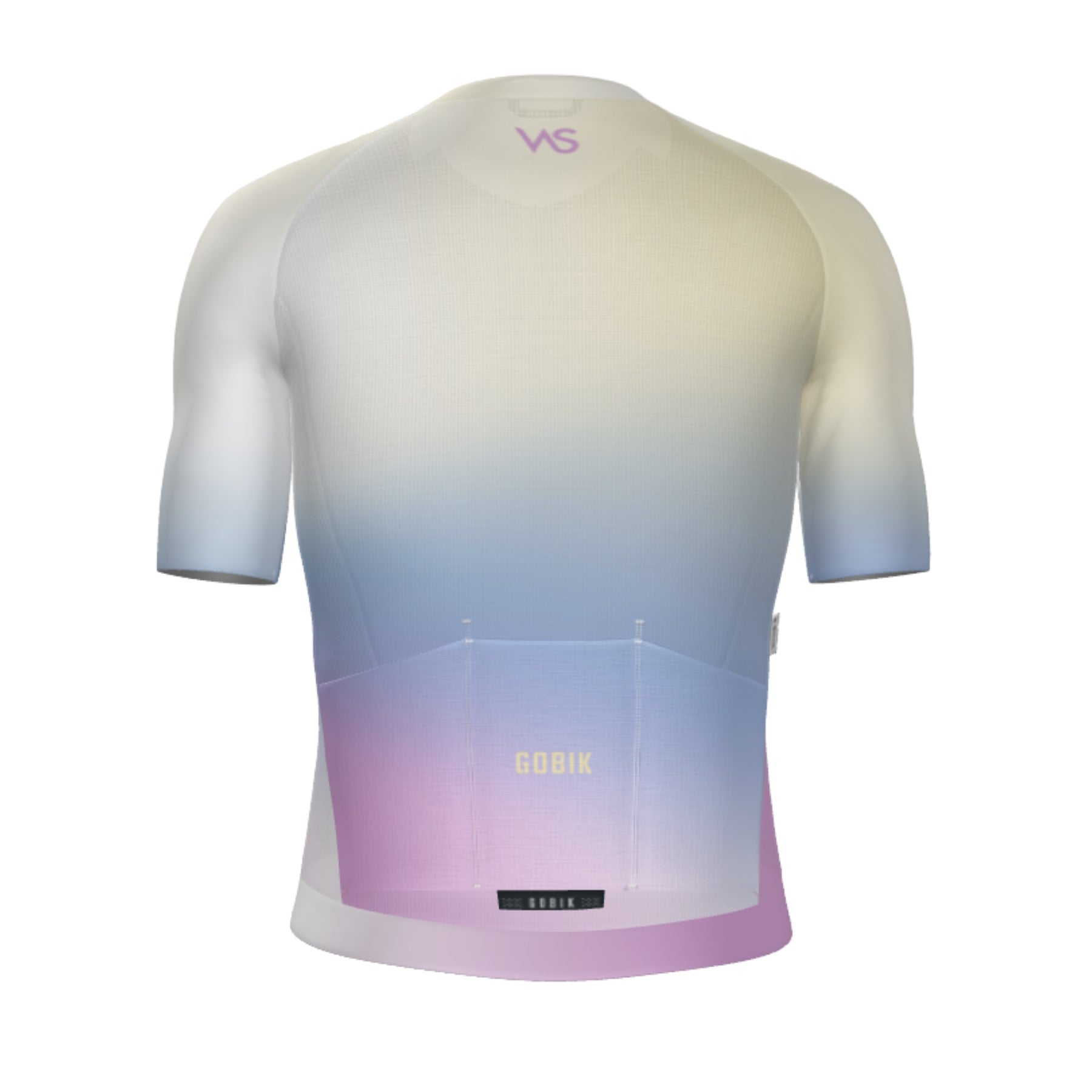 Maillot Corto Gobik CX Pro 4.0 VAS Spring Collection Cream-Purple Back
