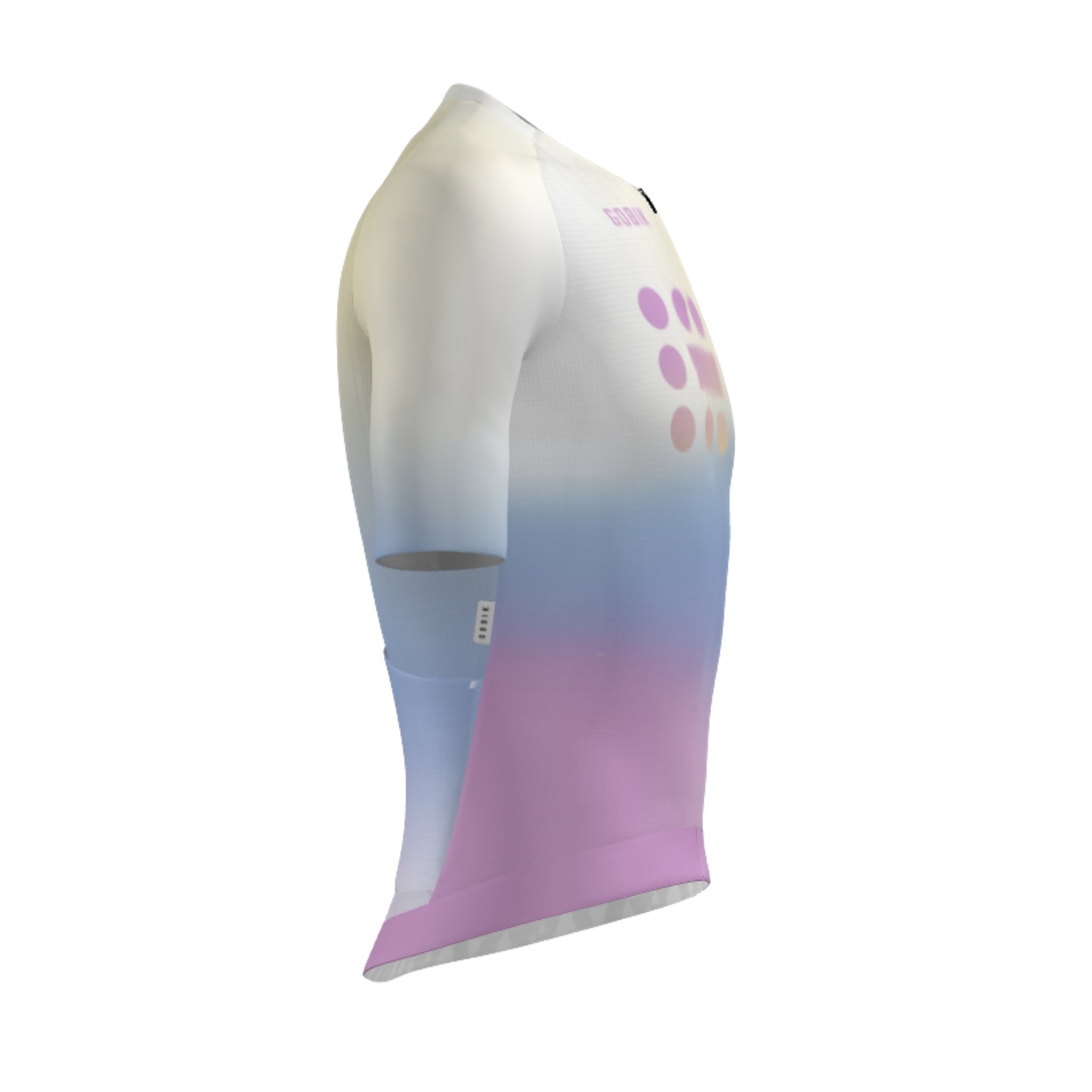 Maillot Corto Gobik CX Pro 4.0 VAS Spring Collection Cream-Purple Right Side
