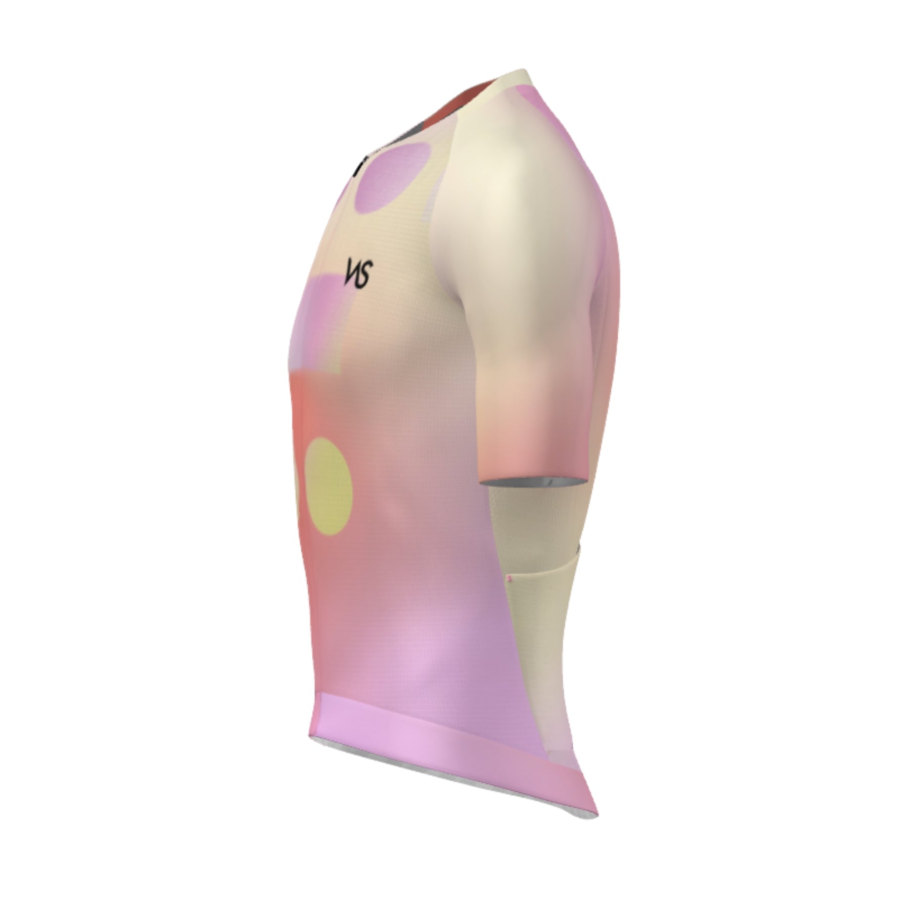 Maillot Corto Gobik CX Pro 4.0 VAS Spring Collection Pink-Cream Left Side