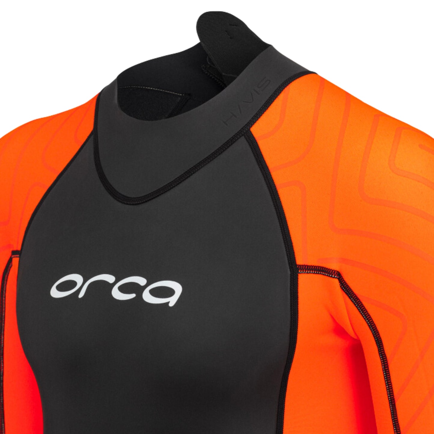 Neopreno Orca Vitalis H/Vis Hombre Negro-Naranja