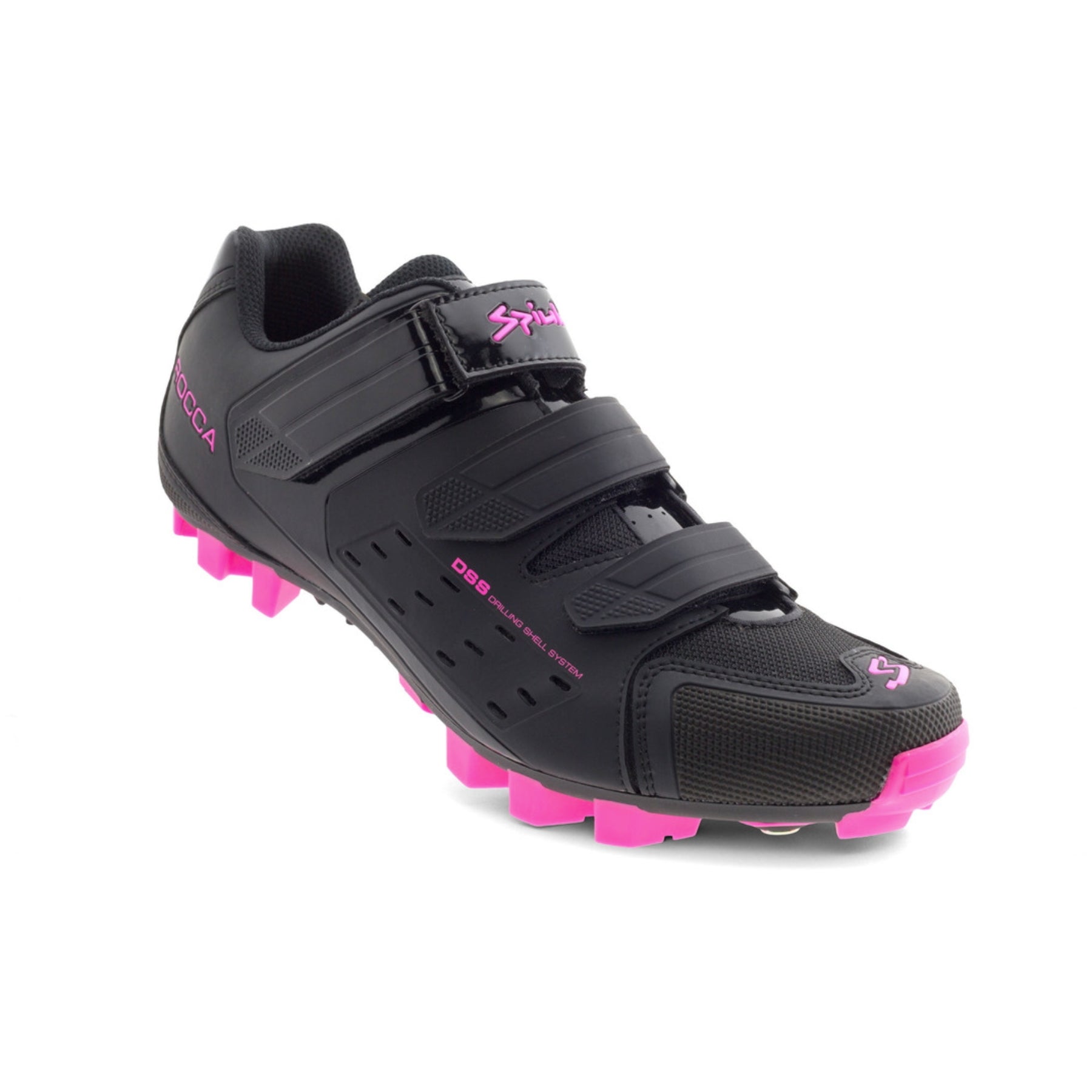 Zapatilla Spiuk Rocca Negro Fucsia