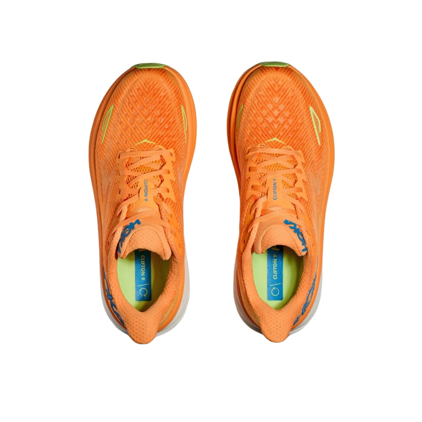 Zapatillas Hoka Clifton 9 Solar Flare-Lettuce SLR