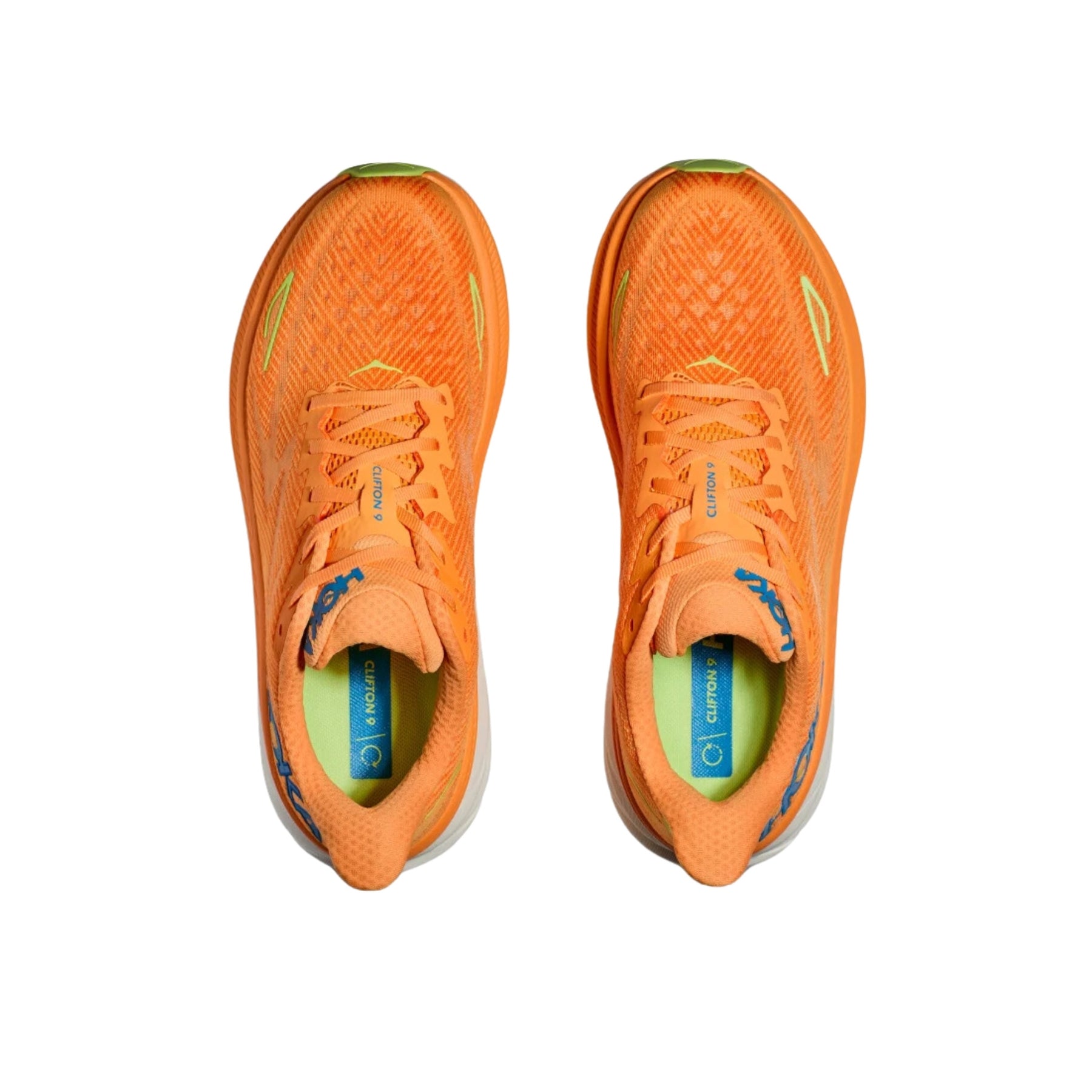 Zapatillas Hoka Clifton 9 Solar Flare-Lettuce SLR