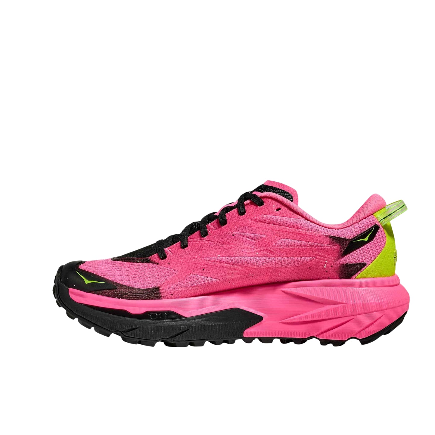 Zapatillas Hoka Mafate 5 W Neon Rose - Black NNR