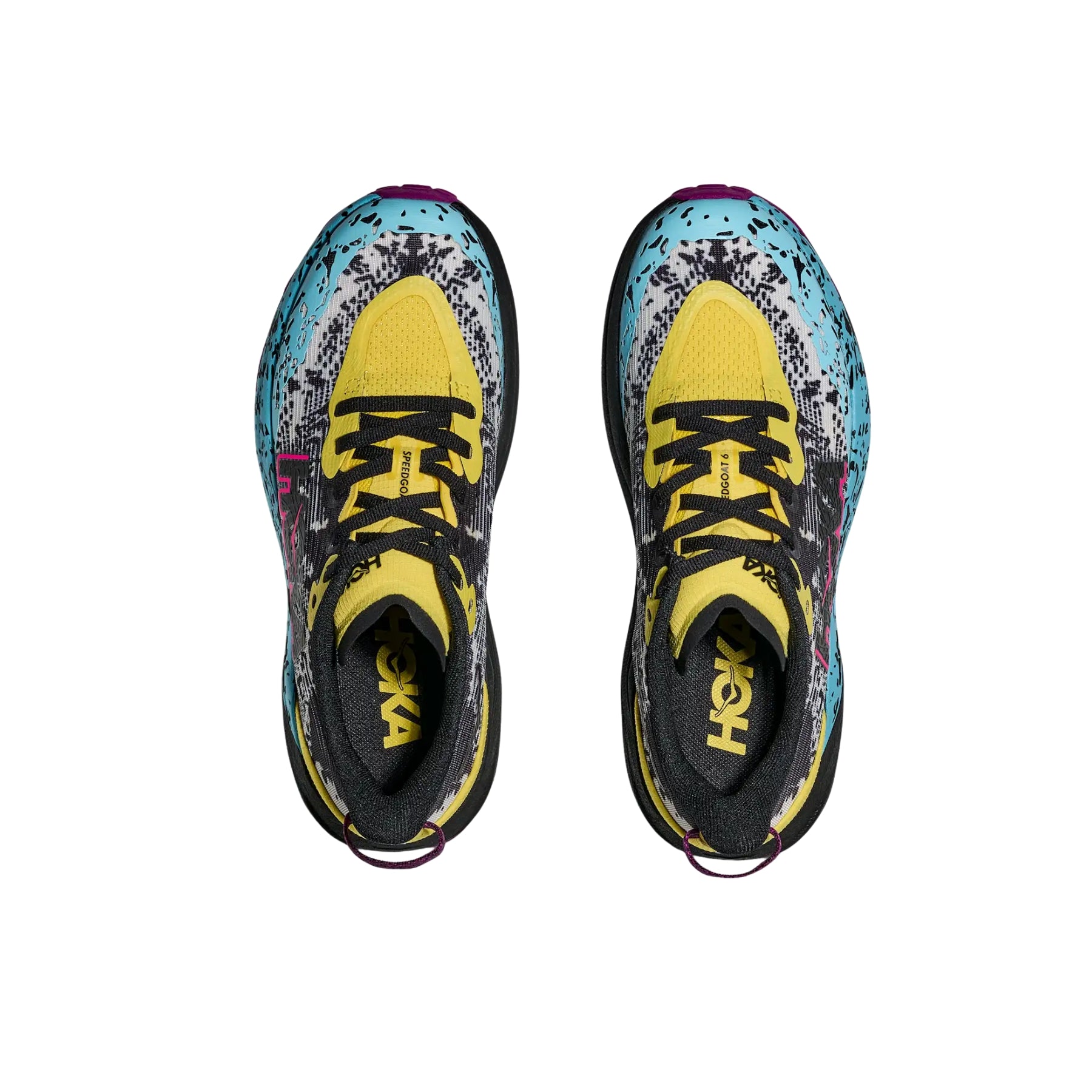 Zapatillas Hoka Speedgoat 6 Youth Electric Lemon / Black ECK