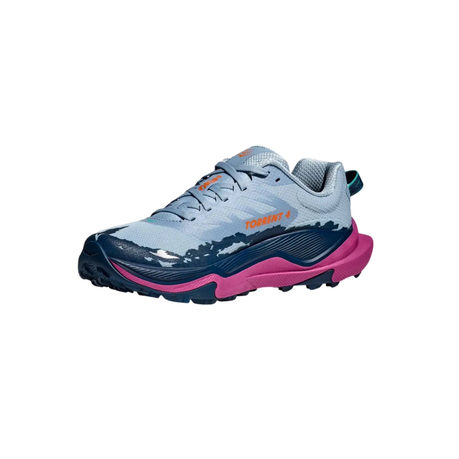 Zapatillas Hoka Torrent 4 Women Drizzle Fuchsia-DFC