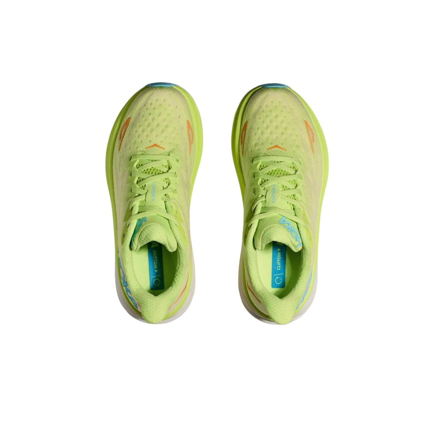 Zapatillas Hoka W Clifton 9 Lettuce-Solar Flare LCS