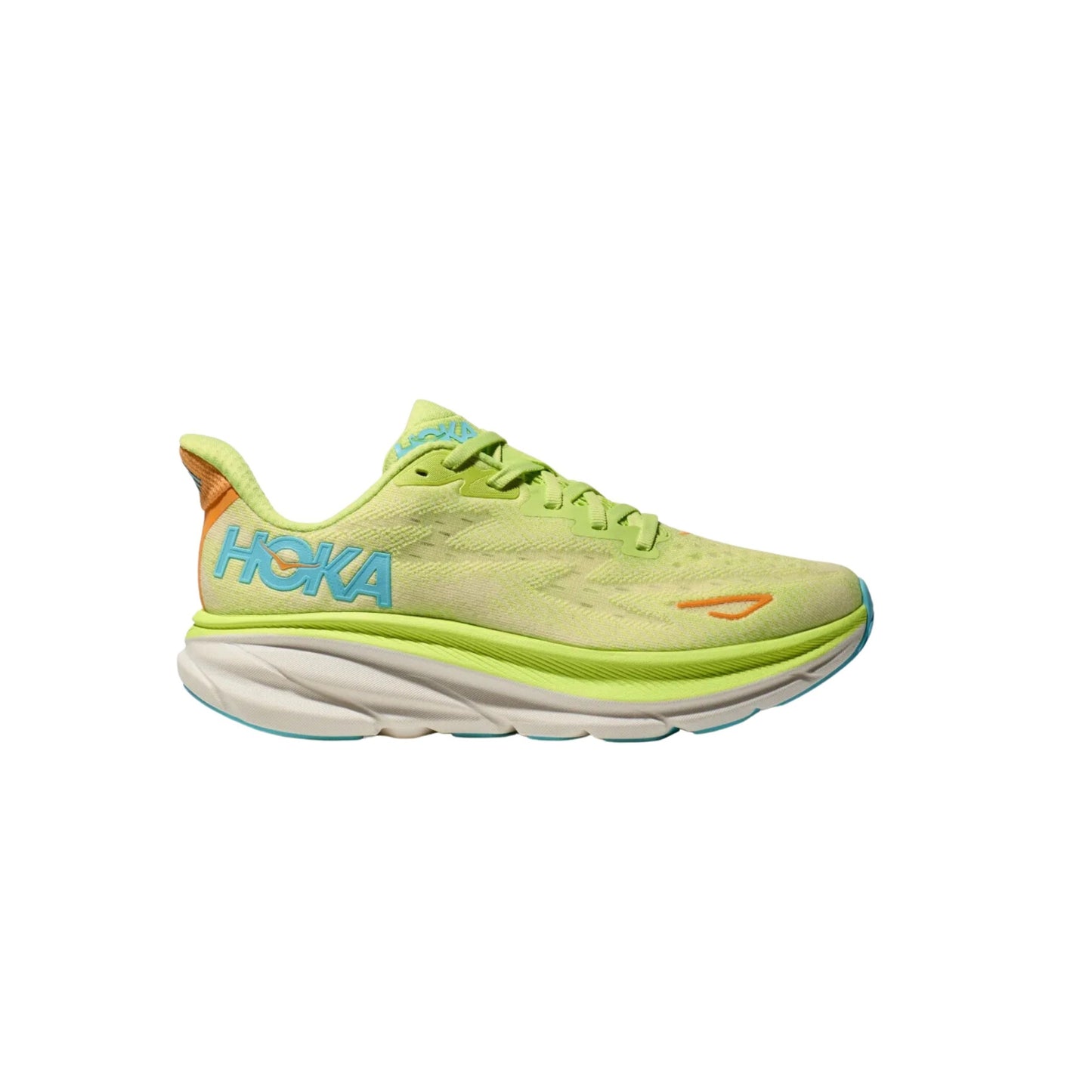 Zapatillas Hoka W Clifton 9 Lettuce Solar Flare