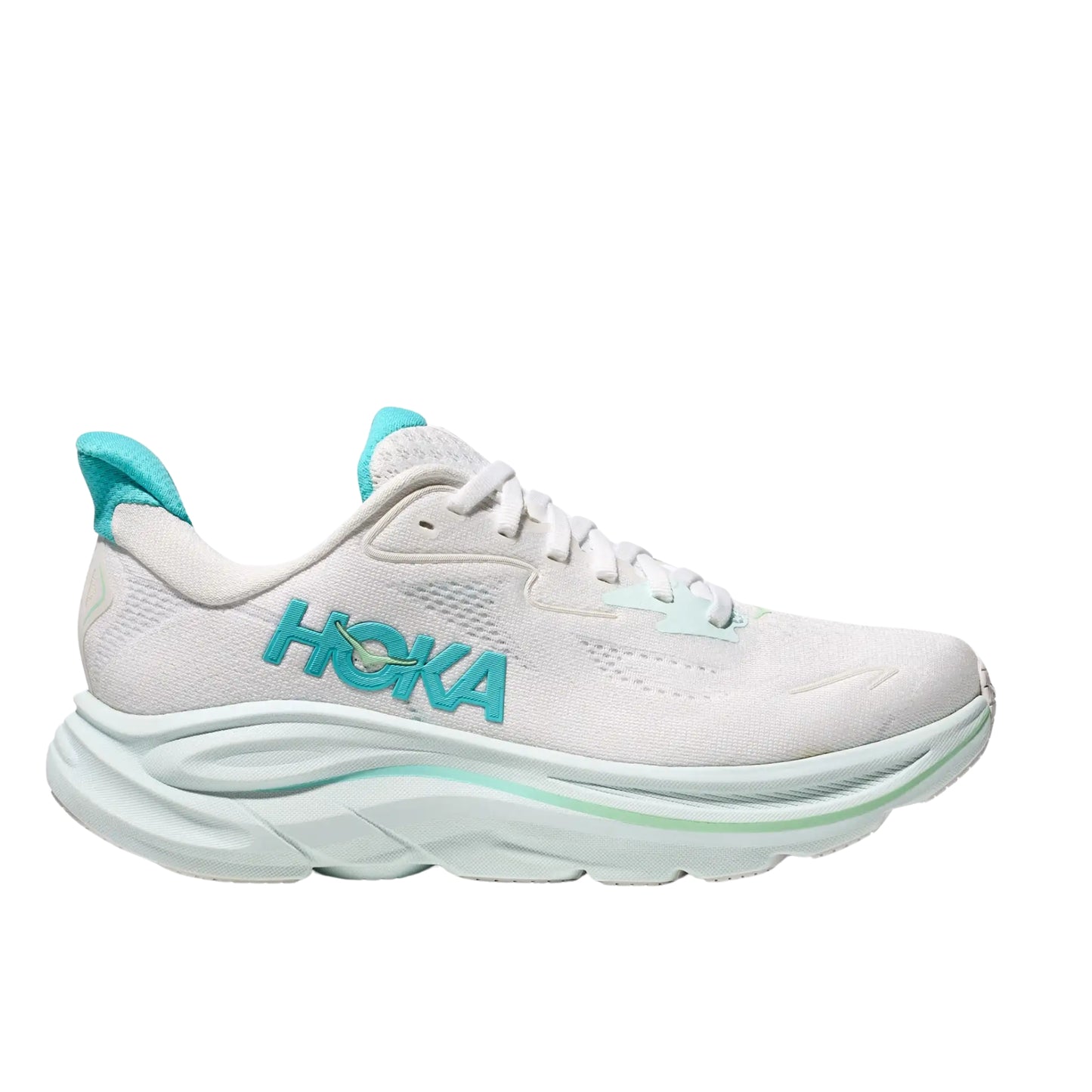Zapatillas Hoka Clifton 10 W White / Cielo Blue 