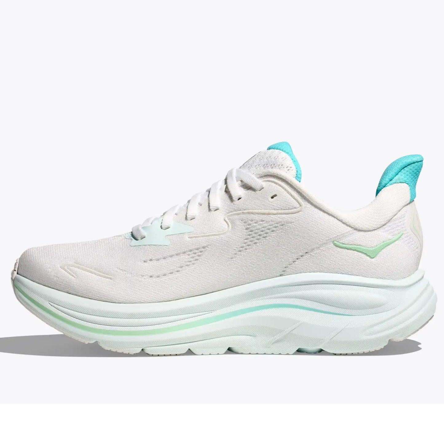 Zapatillas Hoka Clifton 10 W White / Cielo Blue 