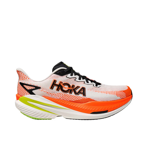 Zapatillas Hoka Mach X 3  White / Neon Tangerine WNG
