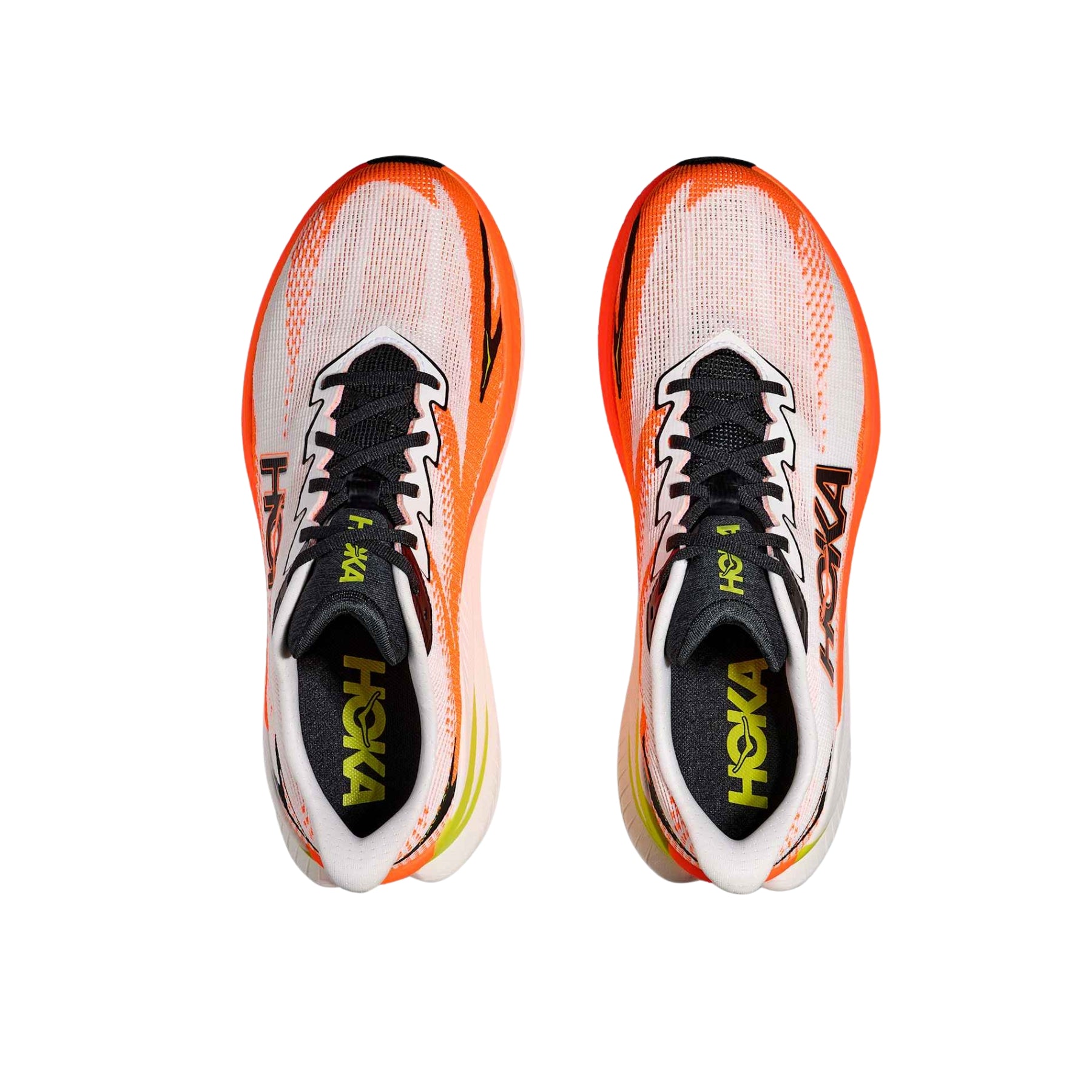 Zapatillas Hoka Mach X 3  White / Neon Tangerine WNG