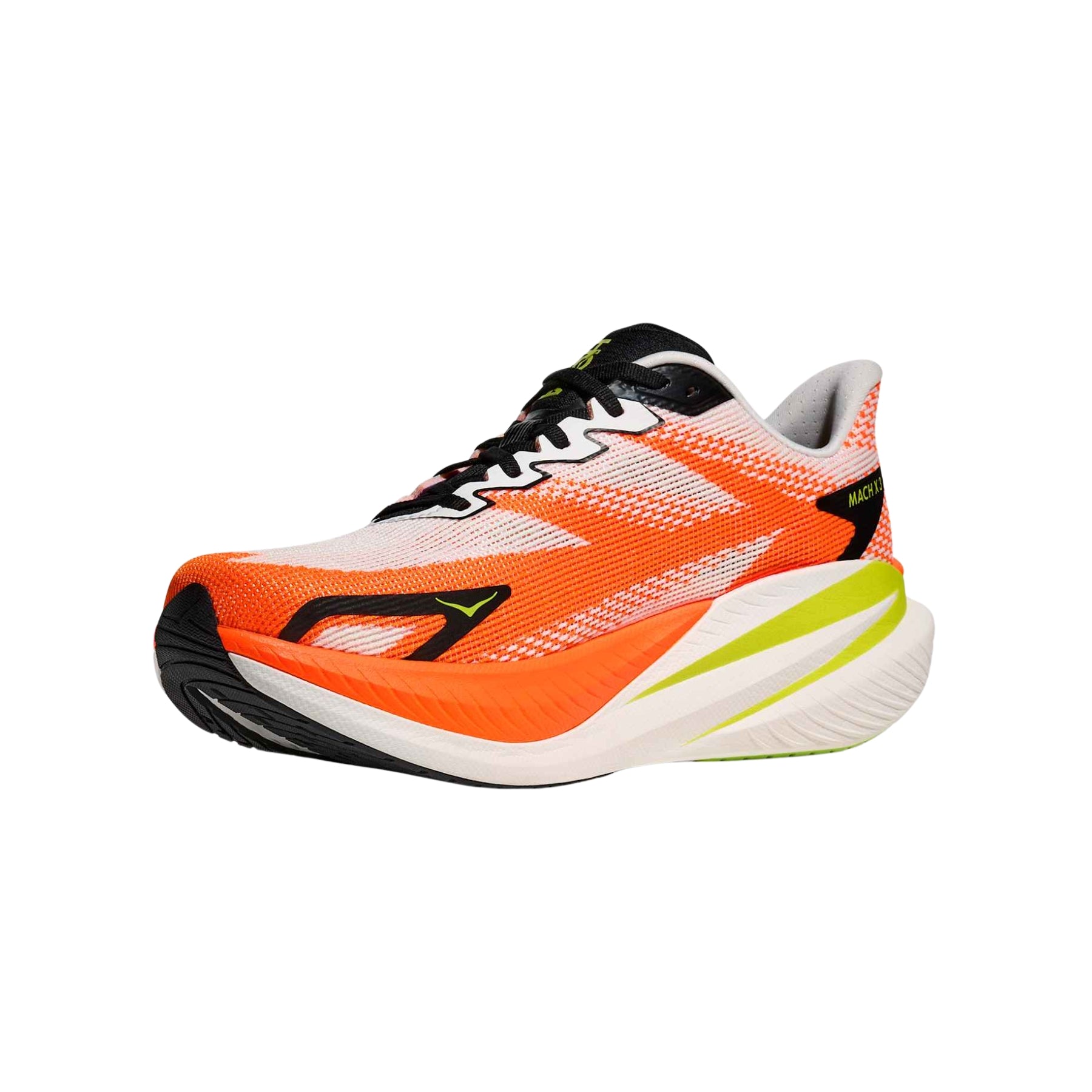 Zapatillas Hoka Mach X 3  White / Neon Tangerine WNG