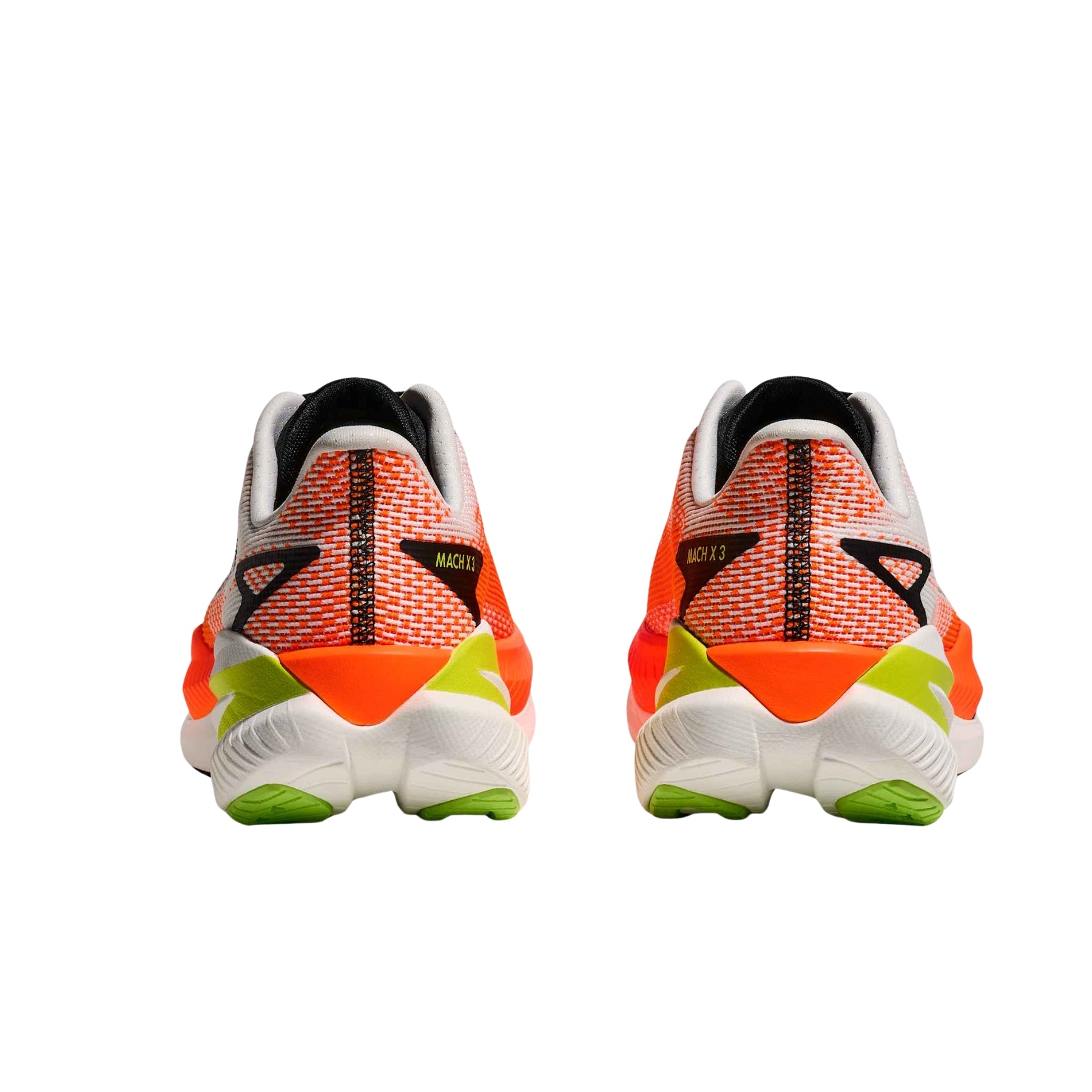 Zapatillas Hoka Mach X 3  White / Neon Tangerine WNG