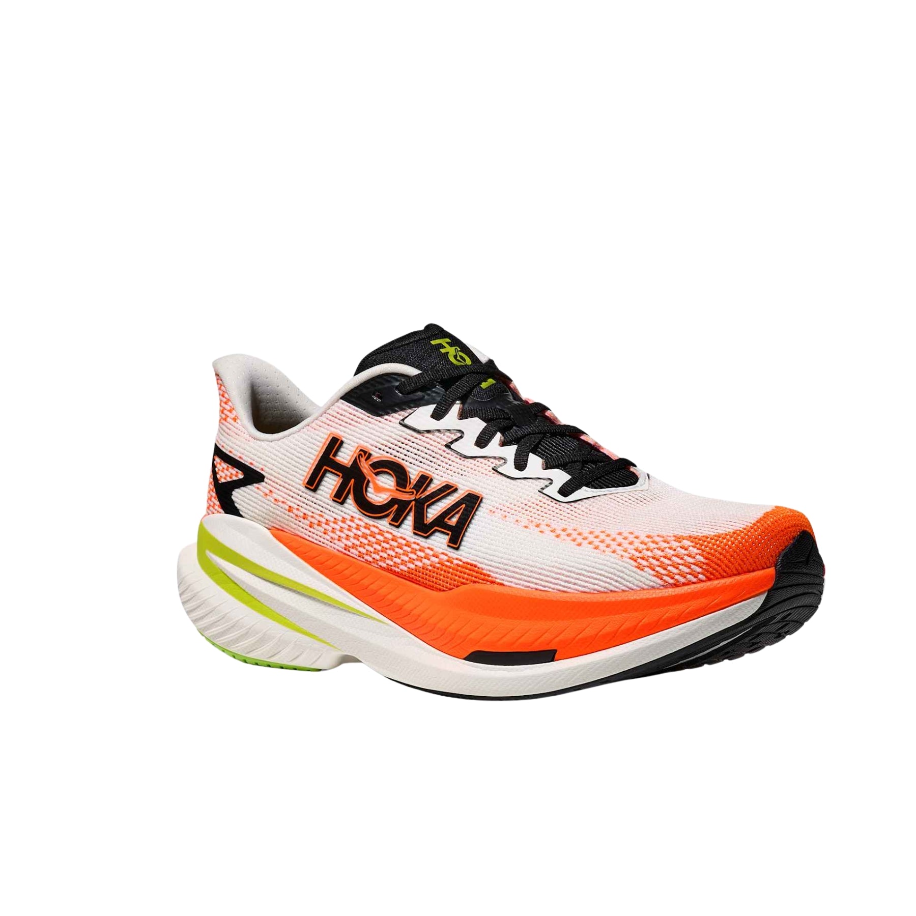 Zapatillas Hoka Mach X 3  White / Neon Tangerine WNG