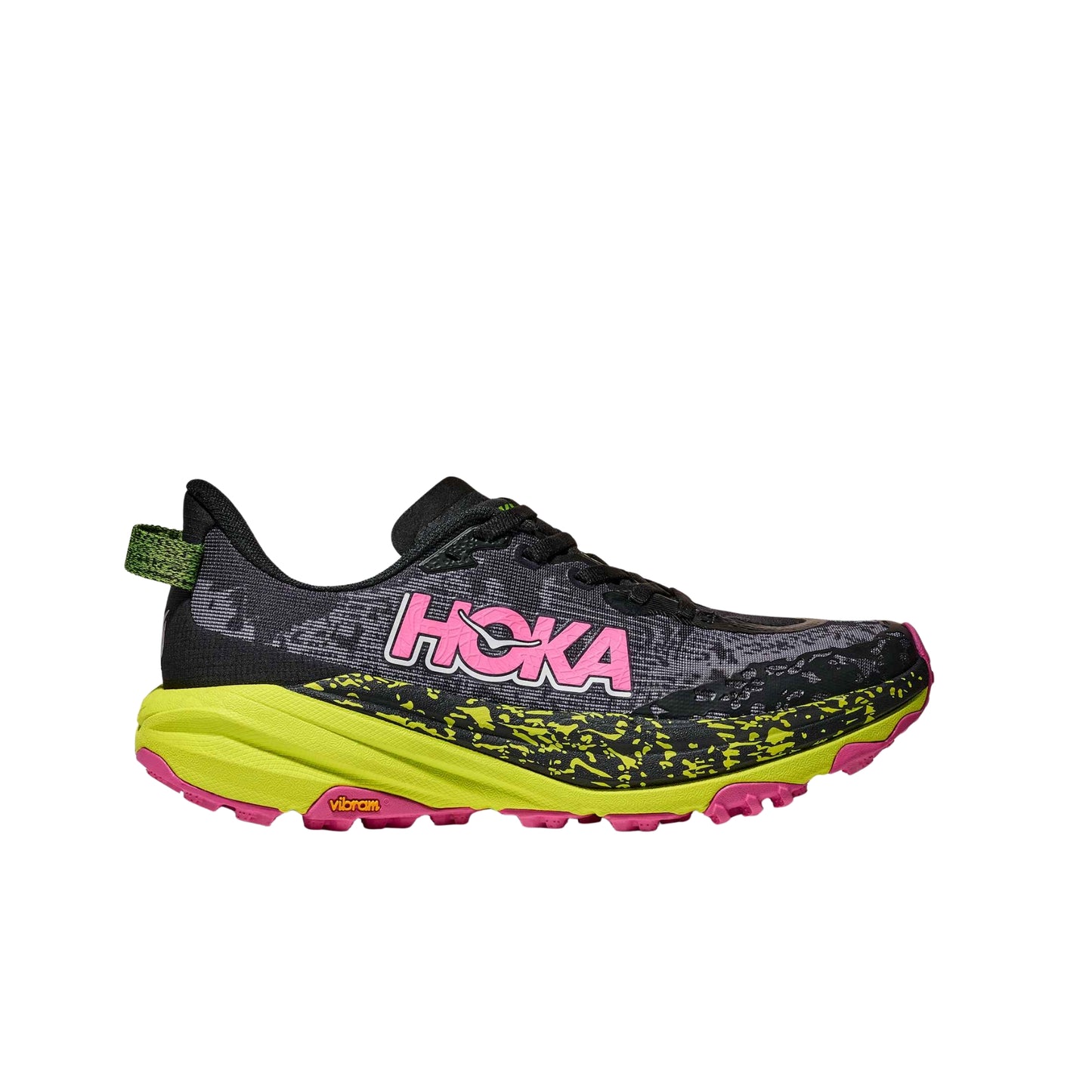 Zapatillas Hoka Speedgoat 6 W Black - Neon Hoka Citrus BNNH