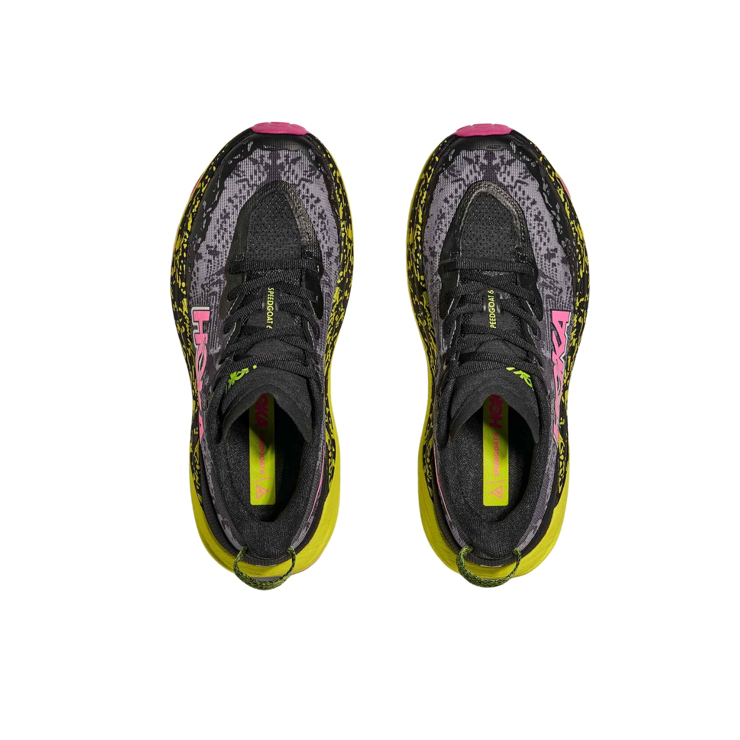 Zapatillas Hoka Speedgoat 6 W Black - Neon Hoka Citrus BNNH
