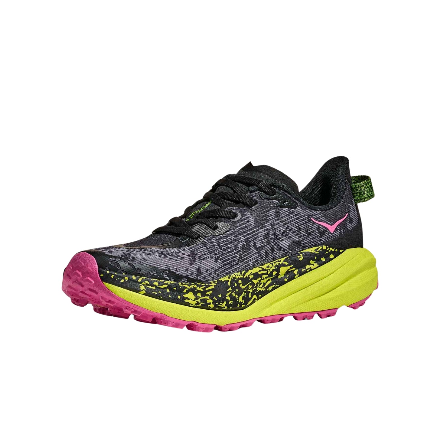 Zapatillas Hoka Speedgoat 6 W Black - Neon Hoka Citrus BNNH