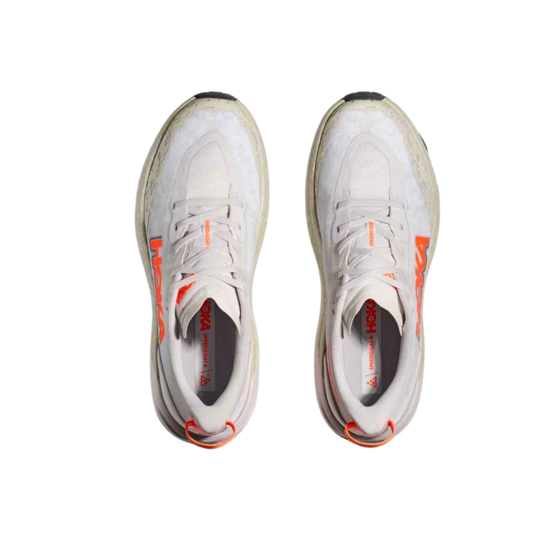 Zapatillas Hoka Speedgoat 6 White-Neon Tangerine WNG