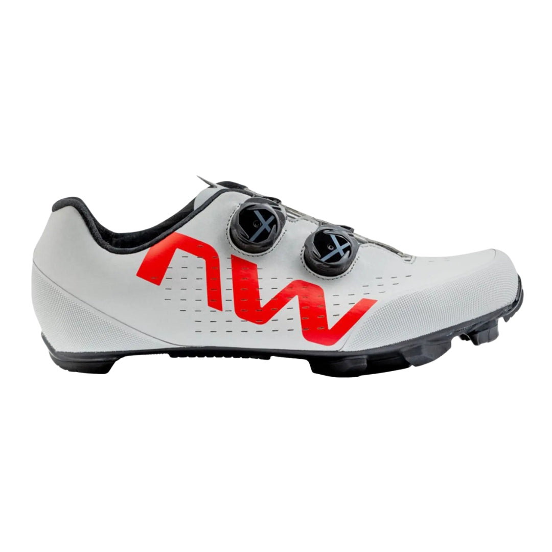 Zapatillas Northwave REBEL 3 Gris Claro-Rojo Fluo