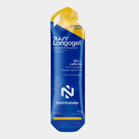 Gel Oral Energetico Nutrinovex 360 Longogel180mg Endurance Energy Boost Plátano