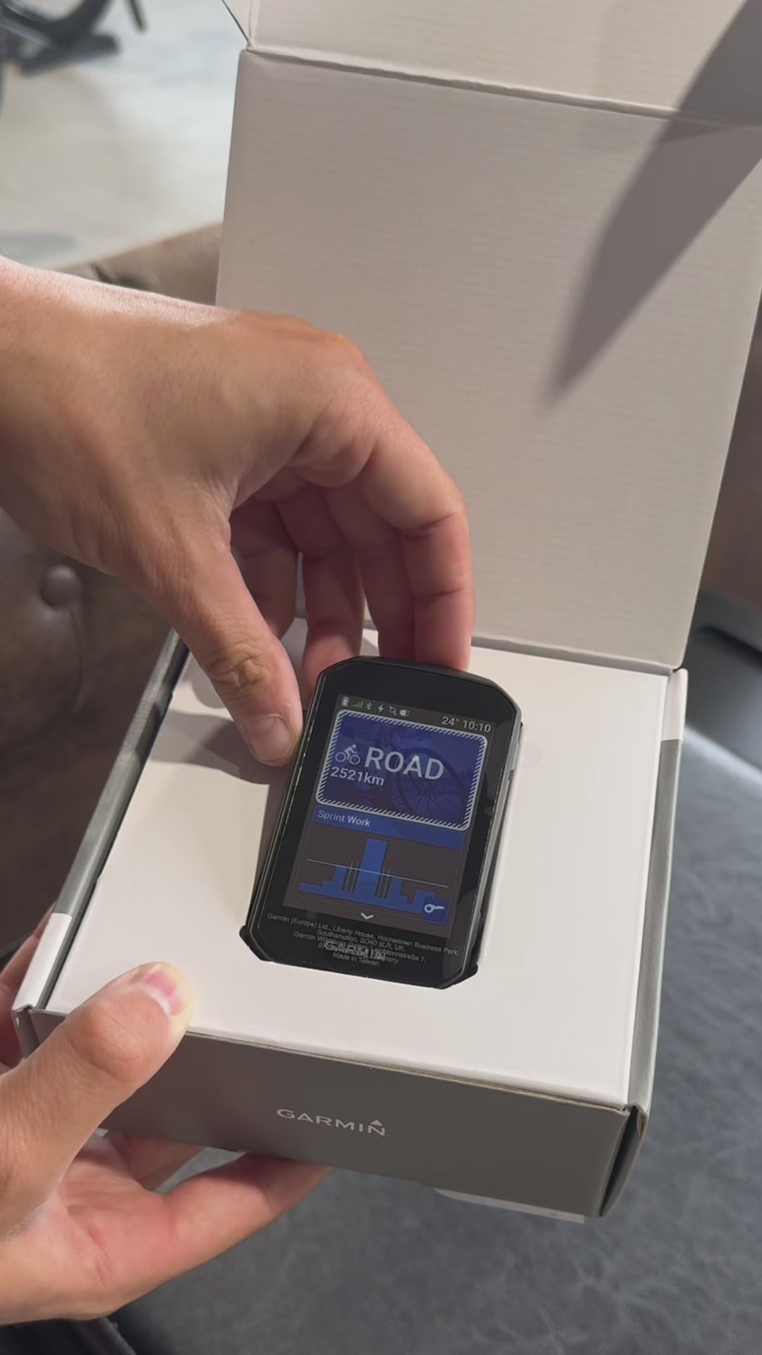 Load video: GPS Garmin Edge 550